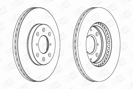 Диск тормозной VAUXHALL AGILA, OPEL AGILA, CHAMPION (562456CH) Диск тормозной VAUXHALL AGILA, OPEL AGILA, CHAMPION (562456CH)