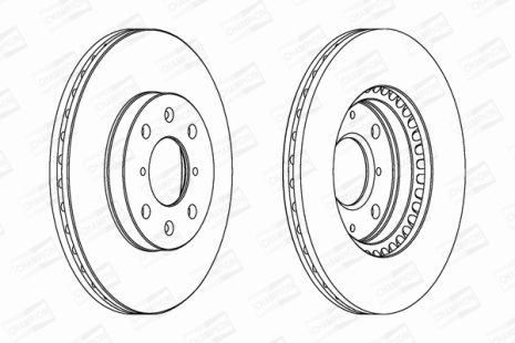 Диск тормозной VAUXHALL AGILA, OPEL AGILA, CHAMPION (562456CH)