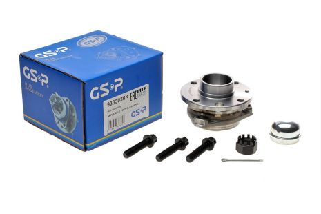 Комплект подшипника ступицы колеса, VAUXHALL ASTRA, OPEL ASTRA, GSP (9333036K)
