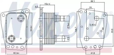 масляный радиатор, двигательное масло 90967 TOYOTA DS масляный радиатор, двигательное масло 90967 TOYOTA DS