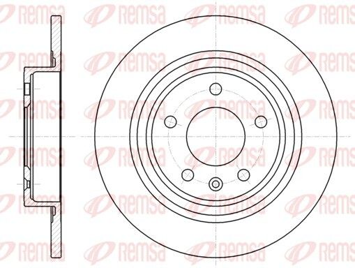 Диск тормозной CHEVROLET CRUZE, VAUXHALL CASCADA, REMSA (6131500) Диск тормозной CHEVROLET CRUZE, VAUXHALL CASCADA, REMSA (6131500)
