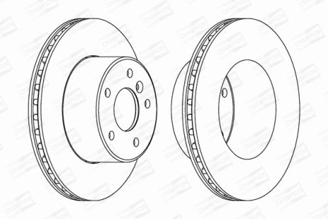 Диск гальмівний LAND ROVER, CHAMPION (562685CH1) Диск гальмівний LAND ROVER, CHAMPION (562685CH1)
