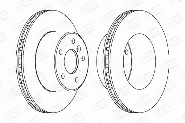 Диск гальмівний LAND ROVER, CHAMPION (562685CH1) Диск гальмівний LAND ROVER, CHAMPION (562685CH1)