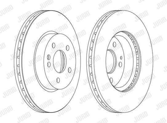Диск тормозной MERCEDES-BENZ VITO, JURID (562392JC1) Диск тормозной MERCEDES-BENZ VITO, JURID (562392JC1)
