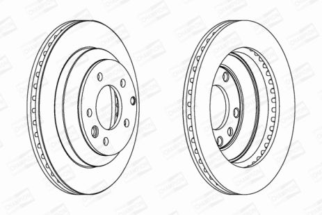 Диск тормозной AUDI Q7, VW TOUAREG, CHAMPION (562393CH) Диск тормозной AUDI Q7, VW TOUAREG, CHAMPION (562393CH)
