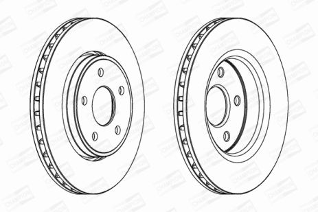 Диск тормозной JEEP COMMANDER, CHAMPION (562854CH1) Диск тормозной JEEP COMMANDER, CHAMPION (562854CH1)
