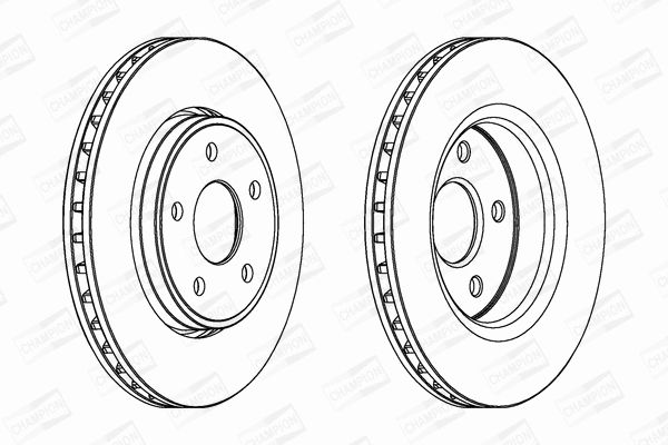 Диск тормозной JEEP COMMANDER, CHAMPION (562854CH1) Диск тормозной JEEP COMMANDER, CHAMPION (562854CH1)