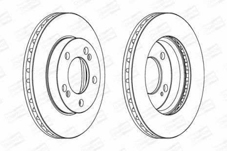Диск гальмівний SSANGYONG REXTON, CHAMPION (562785CH) Диск гальмівний SSANGYONG REXTON, CHAMPION (562785CH)