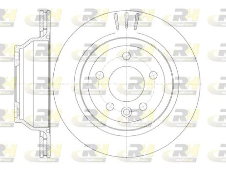 Диск гальмівний VW TOUAREG, ROAD HOUSE (6116010) Диск гальмівний VW TOUAREG, ROAD HOUSE (6116010)