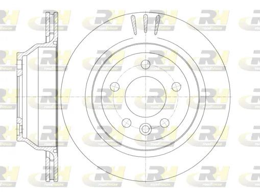Диск гальмівний VW TOUAREG, ROAD HOUSE (6116010) Диск гальмівний VW TOUAREG, ROAD HOUSE (6116010)