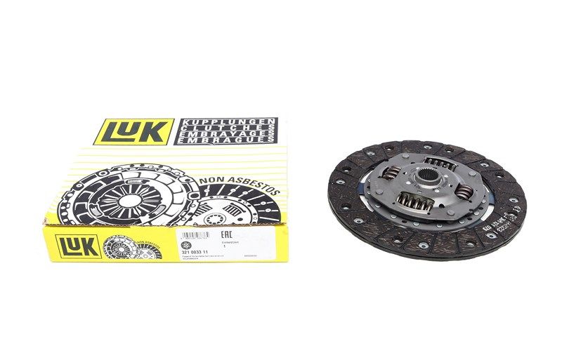 Диск сцепл. ведомый SEAT LEON, TOLEDO, SKODA OCTAVIA, VW GOLF 1,6-1,8-2,0 91- (Пр-во LUK) Диск сцепл. ведомый SEAT LEON, TOLEDO, SKODA OCTAVIA, VW GOLF 1,6-1,8-2,0 91- (Пр-во LUK)