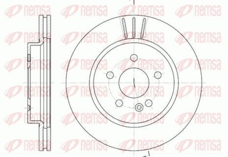 Диск гальмівний MERCEDES-BENZ M-CLASS, REMSA (678210)