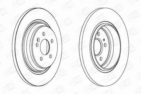 Диск тормозной MERCEDES-BENZ M-CLASS, CHAMPION (562323CH)