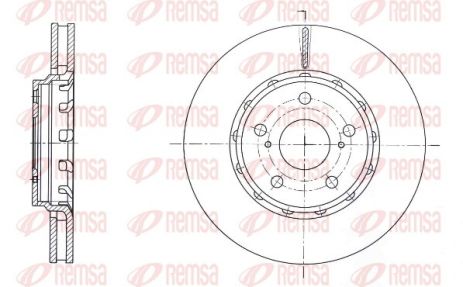 Диск тормозной TOYOTA ALPHARD, REMSA (6159310)