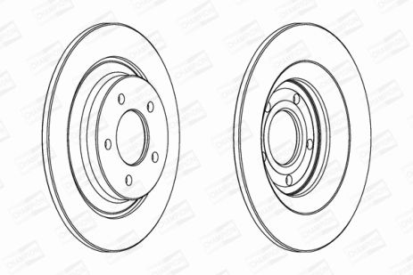 Диск тормозной MAZDA 5, CHAMPION (563038CH) Диск тормозной MAZDA 5, CHAMPION (563038CH)
