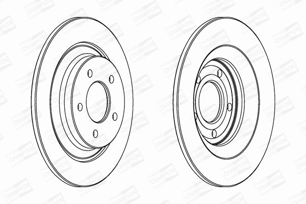 Диск тормозной MAZDA 5, CHAMPION (563038CH) Диск тормозной MAZDA 5, CHAMPION (563038CH)