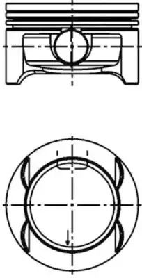 Поршень, KOLBENSCHMIDT (40386620) Поршень, KOLBENSCHMIDT (40386620)