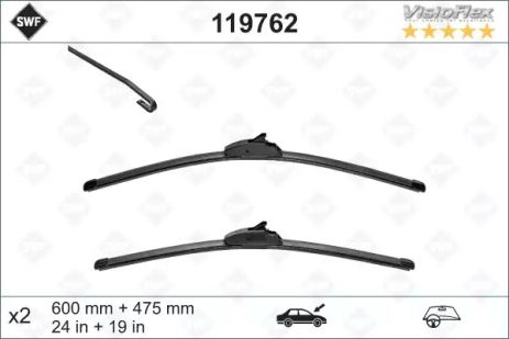 Щетка стеклоочистителя, CHEVROLET 22846938, DACIA LOGAN, SWF (119762) Щетка стеклоочистителя, CHEVROLET 22846938, DACIA LOGAN, SWF (119762)