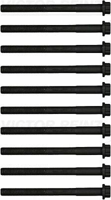Комплект болтов головки цилидра, TOYOTA LAND CRUISER, VICTOR REINZ (141166401)