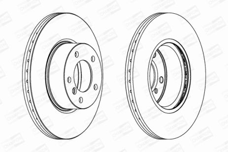 Диск гальмівний BMW 1, CHAMPION (562618CH) Диск гальмівний BMW 1, CHAMPION (562618CH)