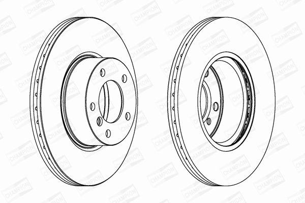Диск гальмівний BMW 1, CHAMPION (562618CH) Диск гальмівний BMW 1, CHAMPION (562618CH)