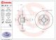 Диск тормозной RENAULT MEGANE, BREMBO (08A14117) Диск тормозной RENAULT MEGANE, BREMBO (08A14117)