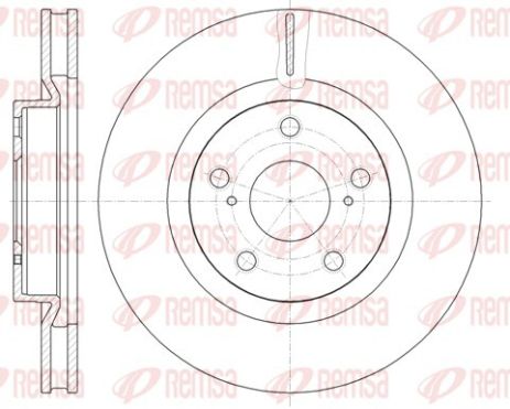 Диск тормозной LEXUS ES, EMGRAND EC8, REMSA (6118910)