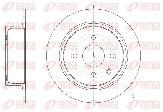 Диск тормозной NISSAN (DFAC), REMSA (6157900) Диск тормозной NISSAN (DFAC), REMSA (6157900)