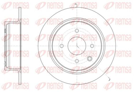 Диск тормозной NISSAN (DFAC), REMSA (6157900) Диск тормозной NISSAN (DFAC), REMSA (6157900)