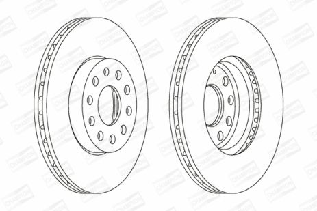 Диск тормозной VW (SVW), SEAT LEON, CHAMPION (562235CH) Диск тормозной VW (SVW), SEAT LEON, CHAMPION (562235CH)