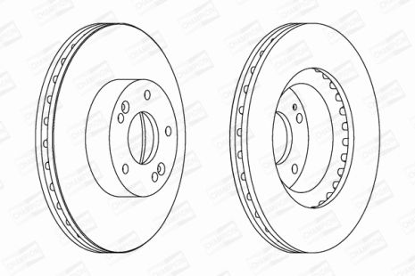 Диск тормозной KIA SPORTAGE, HYUNDAI TUCSON, CHAMPION (562755CH)