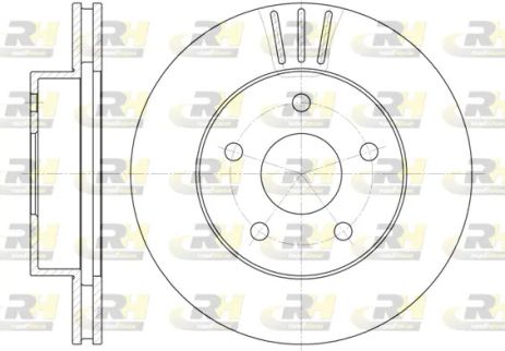 Диск гальмівний JEEP GRAND CHEROKEE, ROAD HOUSE (662610) Диск гальмівний JEEP GRAND CHEROKEE, ROAD HOUSE (662610)