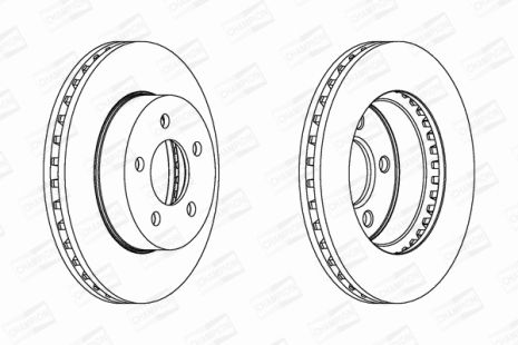 Диск гальмівний JEEP CHEROKEE, CHAMPION (562856CH) Диск гальмівний JEEP CHEROKEE, CHAMPION (562856CH)