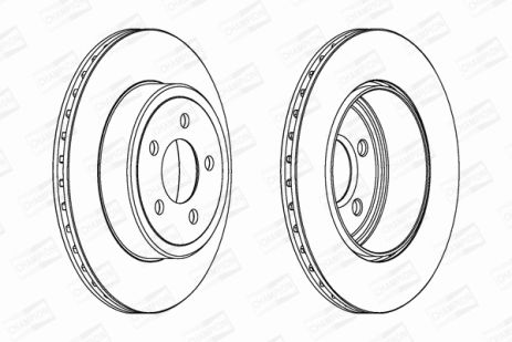 Диск гальмівний LANCIA THEMA, CHRYSLER 300C, CHAMPION (563034CH1) Диск гальмівний LANCIA THEMA, CHRYSLER 300C, CHAMPION (563034CH1)