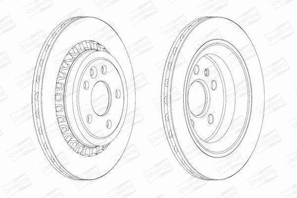 Диск тормозной VOLVO XC60, CHAMPION (562605CH) Диск тормозной VOLVO XC60, CHAMPION (562605CH)