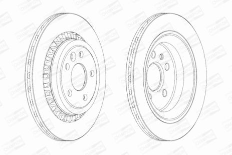 Диск тормозной VOLVO XC60, CHAMPION (562605CH) Диск тормозной VOLVO XC60, CHAMPION (562605CH)