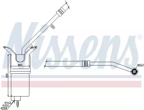 Осушитель, кондиционер 95330 JAGUAR FORD
