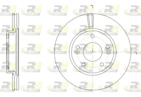 Диск тормозной HYUNDAI i30, ROAD HOUSE (6150710) Диск тормозной HYUNDAI i30, ROAD HOUSE (6150710)