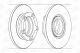 Диск гальмівний FORD TRANSIT, CHAMPION (562638CH1) Диск гальмівний FORD TRANSIT, CHAMPION (562638CH1)