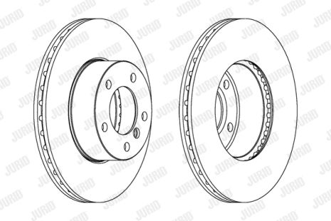 Диск гальмівний BMW 3, JURID (562342JC)