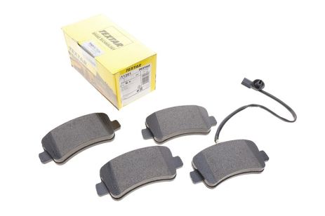 Комплект тормозных колодок, дисковый тормоз, SAMSUNG SM3, NISSAN INTERSTAR, TEXTAR (2511201)