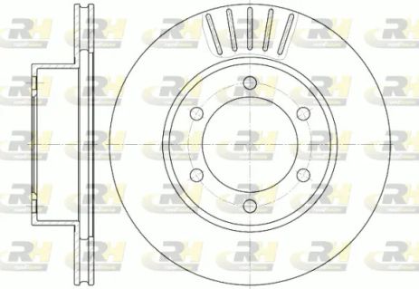 Диск гальмівний TOYOTA 4, ROAD HOUSE (656210) Диск гальмівний TOYOTA 4, ROAD HOUSE (656210)