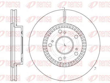 Диск тормозной BYD G6, HONDA CIVIC, REMSA (696210) Диск тормозной BYD G6, HONDA CIVIC, REMSA (696210)