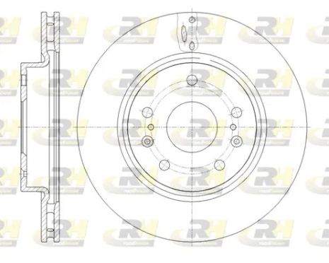 Диск тормозной SUZUKI VITARA, ROAD HOUSE (6166510)
