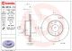 Диск тормозной PEUGEOT BOXER, BREMBO (09961414) Диск тормозной PEUGEOT BOXER, BREMBO (09961414)