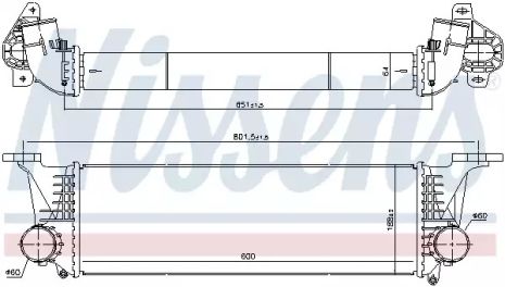 Интеркулер, IVECO DAILY, NISSENS (96246)