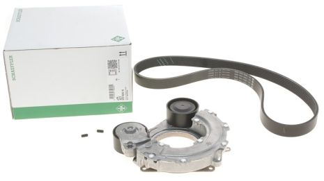 Поликлиновой ременный комплект, KIA SPORTAGE, HYUNDAI TUCSON, INA (529055910)