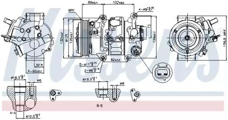 Компрессор, кондиционер 89314 TOYOTA