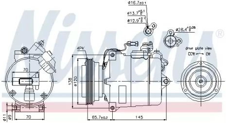 Компрессор, кондиционер 89027 SKODA VW Компрессор, кондиционер 89027 SKODA VW