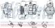 Компрессор, кондиционер 890632 CUPRA SKODA